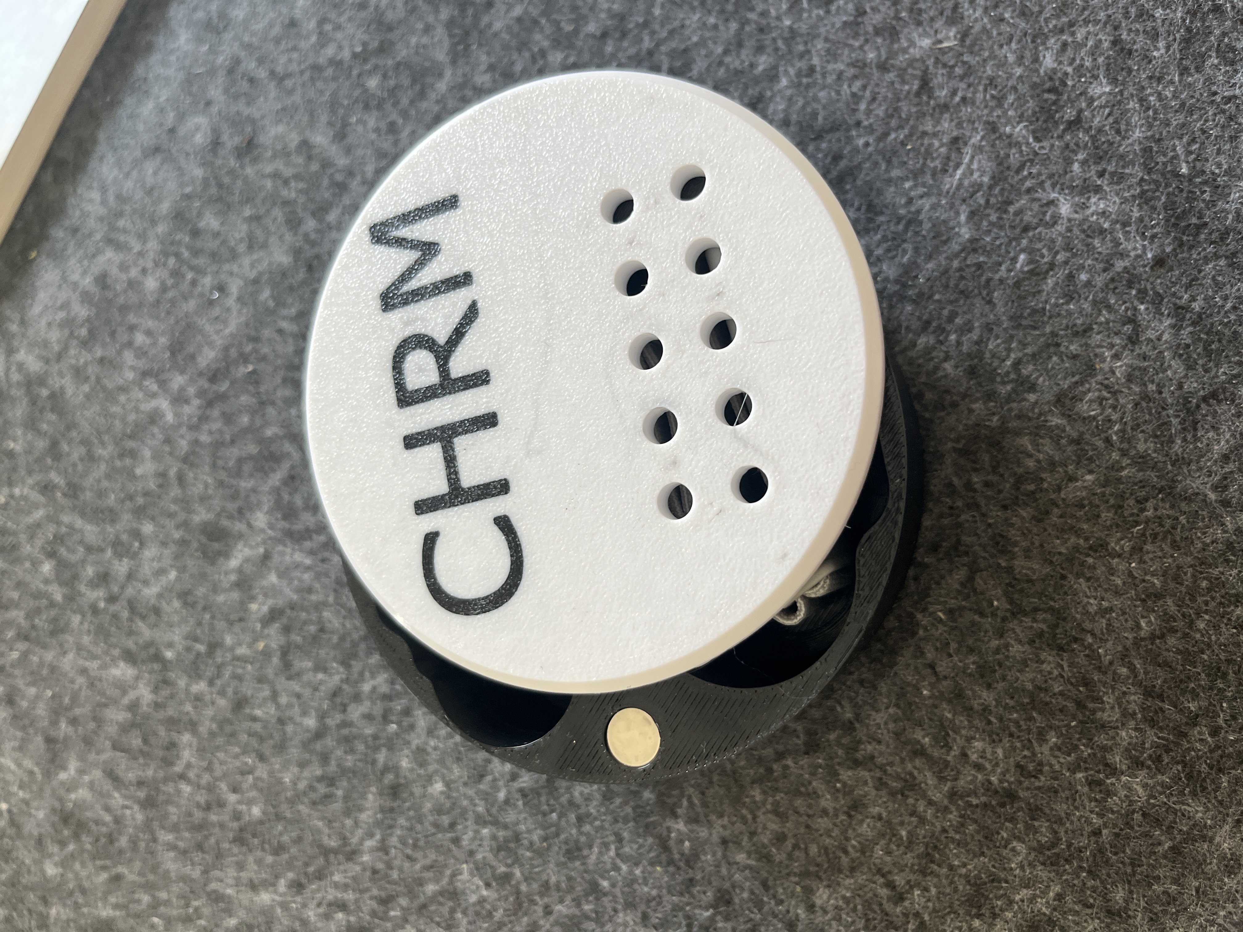 COROS heart rate monitor case partially opened